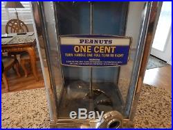 Vintage/Antique Norris Master Peanut/Gumball Machine! Cent Coin Op