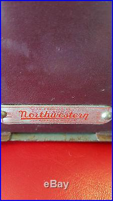 Vintage Antique Northwestern Book Match Vender 1 Cent Vending Machine AUTHENTIC