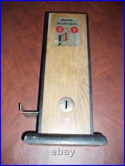 Vintage/Antique PENNY Match Book Dispenser/Vending Machine 2 for 1 cent