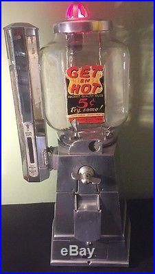 Vintage Antique Peanut Asco Hot Nut Vending Machine. Reduced