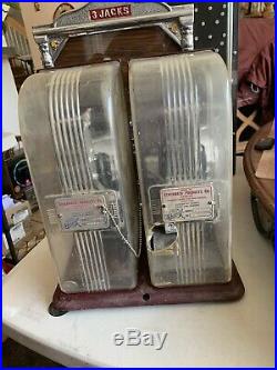 Vintage Antique Schermack Countertop 2&3 Cent Postage Stamps Vending Machine