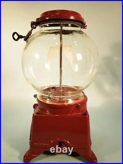 Vintage Antique Very Rare Model D Columbus Gumball Machine