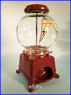 Vintage Antique Very Rare Model D Columbus Gumball Machine