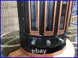 Vintage Art Deco Coin Op 6 Column Adams Chewing Gum Vending Machine Penny WORKS