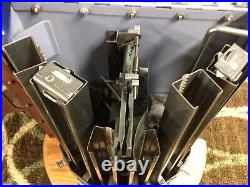Vintage Art Deco Coin Op 6 Column Adams Chewing Gum Vending Machine Penny WORKS