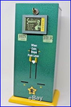 Vintage Ask Swami Fortune Dispenser Trade Stimulator W Cards & Key Rare