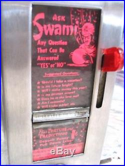 Vintage Ask Swami Napkin Holder Fortune Dispenser Trade Stimulator