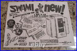 Vintage Ask Swami Napkin Holder Fortune Dispenser Trade Stimulator