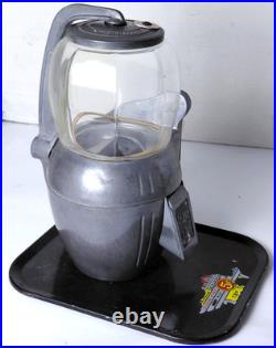 Vintage Atlas Bantam 5 Cent Peanut Vendor Gumball Vending Machine