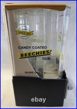 Vintage BEECHIES GUM Dispenser Original Coin Op Vending Machine! USA, No Key