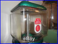 Vintage BLOYD Lucky Boy GUMBALL CANDY PEANUT Vendor Machine SUPER RARE GLOBE