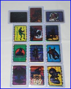 Vintage Batman Vending Machine stickers Card 1994 Prism complete set 12 NM
