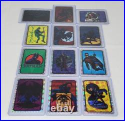 Vintage Batman Vending Machine stickers Card 1994 Prism complete set 12 NM