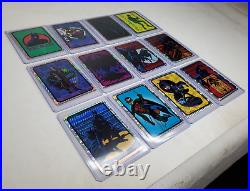 Vintage Batman Vending Machine stickers Prism 1994 complete set 12