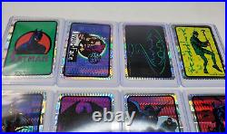 Vintage Batman Vending Machine stickers Prism 1994 complete set 12