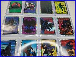 Vintage Batman Vending Machine stickers Prism 1994 complete set 12