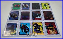 Vintage Batman Vending Machine stickers Prism 1994 complete set 12