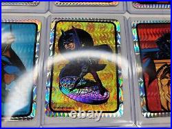 Vintage Batman Vending Machine stickers Prism 1994 complete set 12