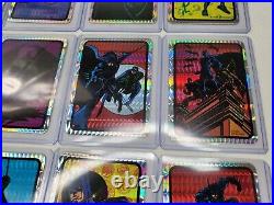 Vintage Batman Vending Machine stickers Prism 1994 complete set 12