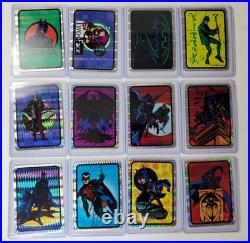 Vintage Batman Vending Machine stickers Prism 1994 complete set 12