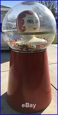 Vintage Beaver Big Mama Gumball Vending Machine Giant Huge Gum Ball Candy