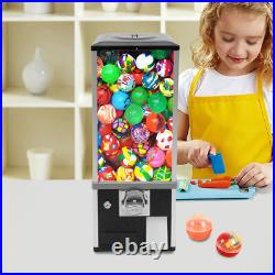 Vintage Black Gumball Machine Candy Dispenser Coin Operated Fun