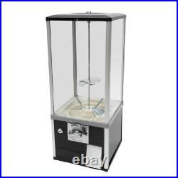 Vintage Black Gumball Machine Candy Dispenser Coin Operated Fun