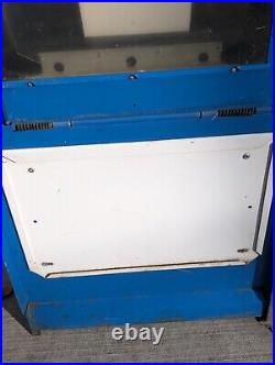 Vintage Blue Full Size Star Newspaper Vending Machine Dispenser Vending Project