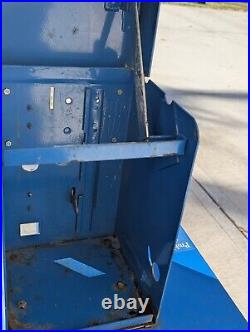 Vintage Blue Full Size Star Newspaper Vending Machine Dispenser Vending Project