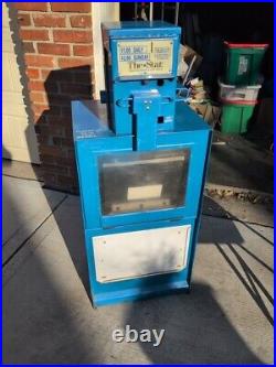 Vintage Blue Full Size Star Newspaper Vending Machine Dispenser Vending Project