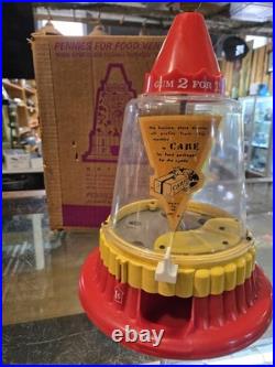 Vintage CARE 1 Cent Bubble Gum Machine RARE