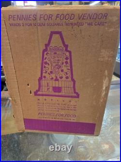 Vintage CARE 1 Cent Bubble Gum Machine RARE