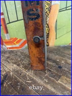 Vintage C. 1910 Lion Clear Gums Penny Operated Vending Machine Sign British Rare