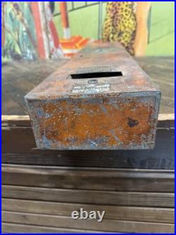 Vintage C. 1910 Lion Clear Gums Penny Operated Vending Machine Sign British Rare