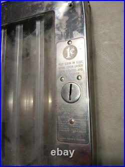 Vintage C. 1930's Mills 1 cent Gum Subway Vending Machine
