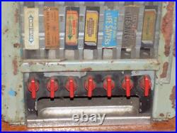 Vintage Candy Gum Lifesaver 5 Cent Metal Coin Op Vending Machine