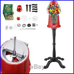 Vintage Candy Gumball Machine Home Candy Bank Dispenser Vending with Stand Ball
