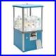 Vintage Candy Gumball Machine Vending Dispenser Coin Bank Capsule Blue