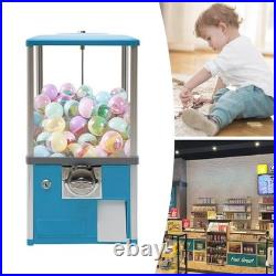 Vintage Candy Gumball Machine Vending Dispenser Coin Bank Capsule Blue