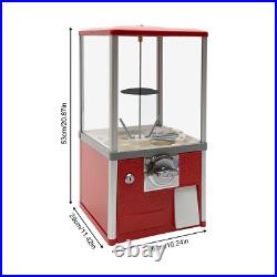 Vintage Candy Vending Dispenser 1.7-1.9 Coin Bank Big Capsule Gumball Machine