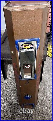 Vintage Candy Vending Machine -National King 5 Cent