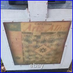 Vintage Cape Fear Art Alive Coin-Op Newspaper Vending Machine 30¢ with Stand