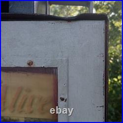 Vintage Cape Fear Art Alive Coin-Op Newspaper Vending Machine 30¢ with Stand