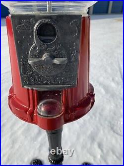 Vintage Carousel Gumball Candy Vending Machine #92 King withStand Clean