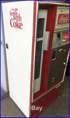 Vintage Cavalier CS-96 1960s Square Corner Coke, Coca-Cola Vending Machine