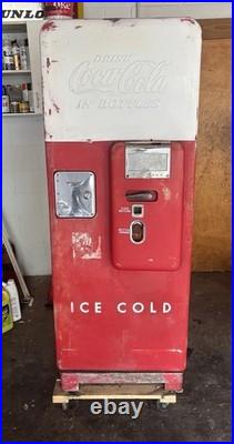 Vintage Cavalier C-51 Coca-Cola Vending Machine Original NON WORKING