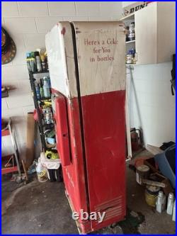 Vintage Cavalier C-51 Coca-Cola Vending Machine Original NON WORKING