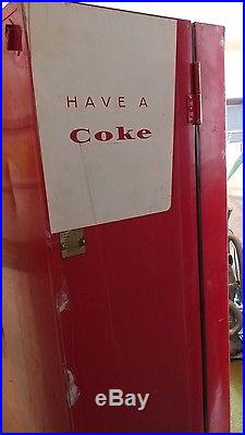 Vintage Cavalier Coca Cola Machine. CS 96D. Running and Blowing Cold