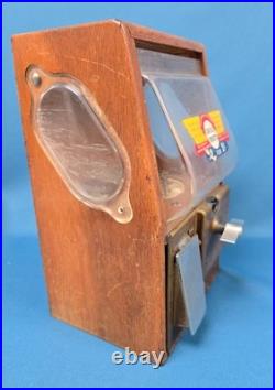 Vintage Chicle Treets Gum Machine 2 for 1 Cent Victor Vending Chicago No Key
