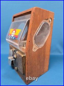 Vintage Chicle Treets Gum Machine 2 for 1 Cent Victor Vending Chicago No Key